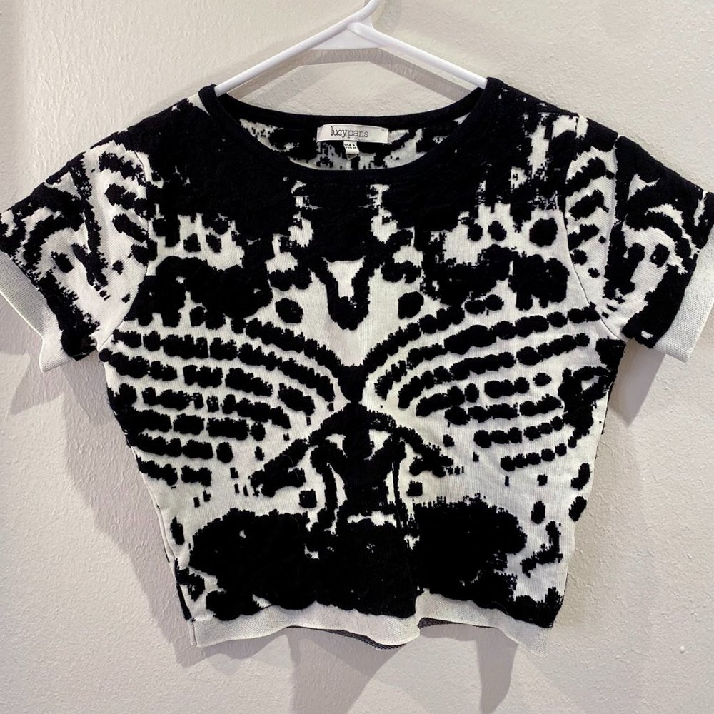 Lucy Paris Knit Crop Top